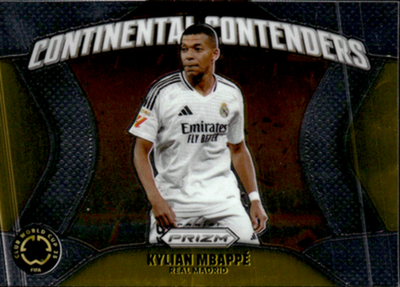 Kylian Mbappe Continental Contenders Panini Prizm FIFA Club World Cup 24 NM0