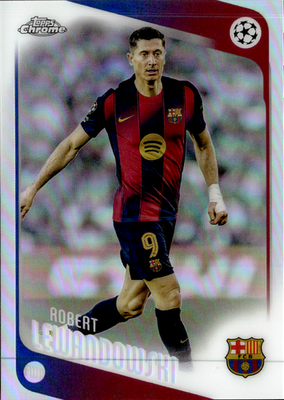Robert Lewandowski Refractor Topps Chrome UEFA Club Competitions  Refractor 54NM0
