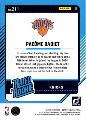 Pacome Dadiet Holo Green Laser Donruss   Holo Green Laser 211 NM1