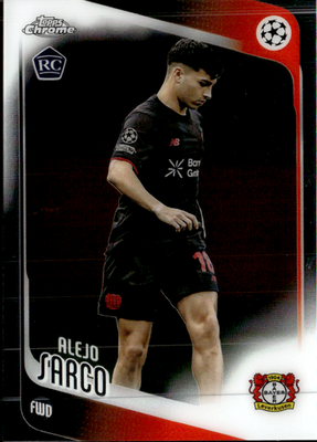 Alejo Sarco Base Topps Chrome UEFA Club Competitions 44 NM0