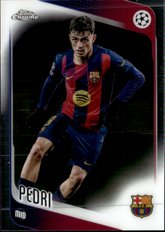Pedri Base Topps Chrome UEFA Club Competitions 196 NM0