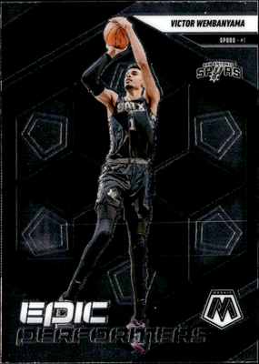 Victor Wembanyama Epic Performers Panini Mosaic   Epic Performers 1 NM0