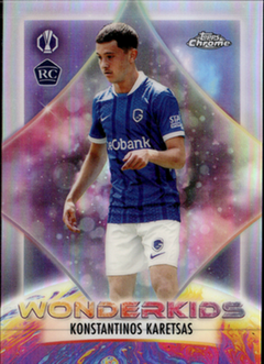 Konstantinos Karetsas Wonderkids Topps Chrome UEFA Club Competitions WK 12 NM0