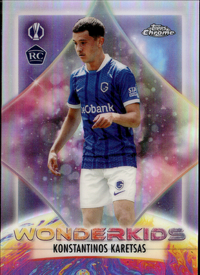 Konstantinos Karetsas Wonderkids Topps Chrome UEFA Club Competitions WK 12 NM0