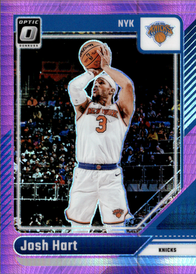 Josh Hart Hyper Pink Donruss Optic   Hyper Pink 102 NM0