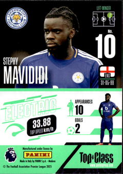 Stephy Mavididi Base Panini Top Class Premier League 150 NM1