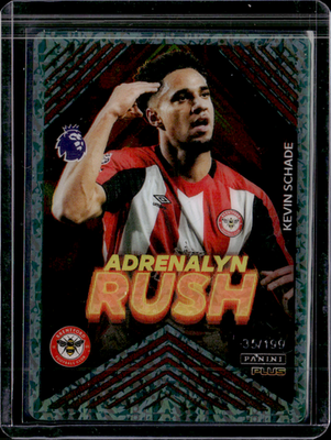 Kevin Schade Adrenalyn Rush Green Panini Premier League Plus   35/199 NNO NM0