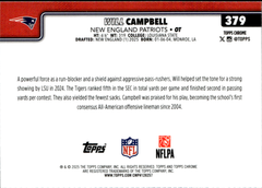 Will Campbell Topps Chrome Rookie Wave   379 (NM)1