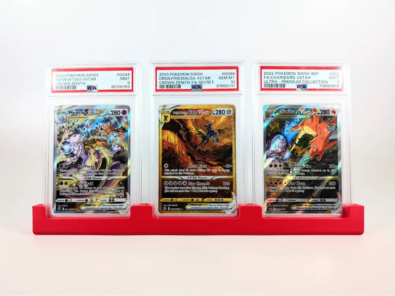 Support d'exposition pour 3 cartes graduées PSA-1