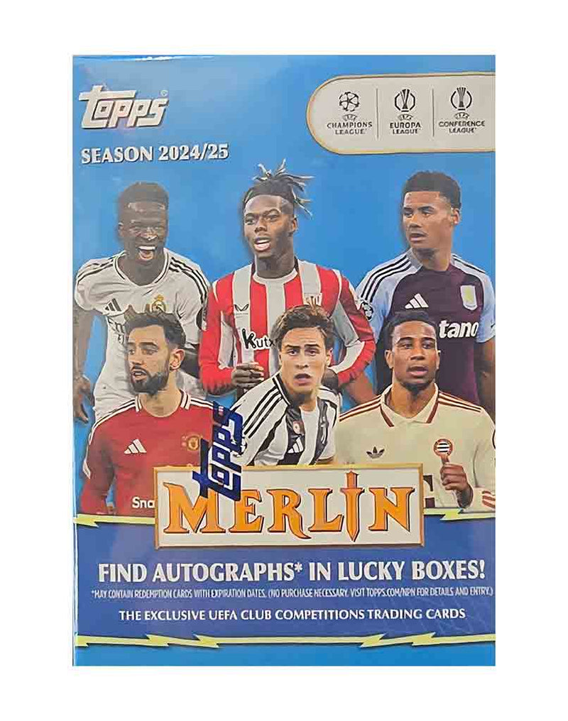 BOÎTE UEFA Club Topps Chrome Merlin 2024-25-1