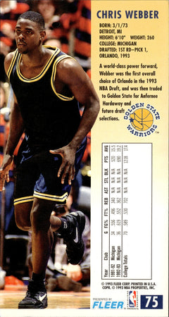 Chris Webber Base Jam Session 75 NM1