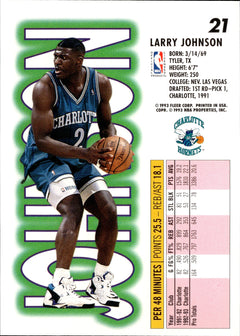 Larry Johnson Base Fleer 21 NM1