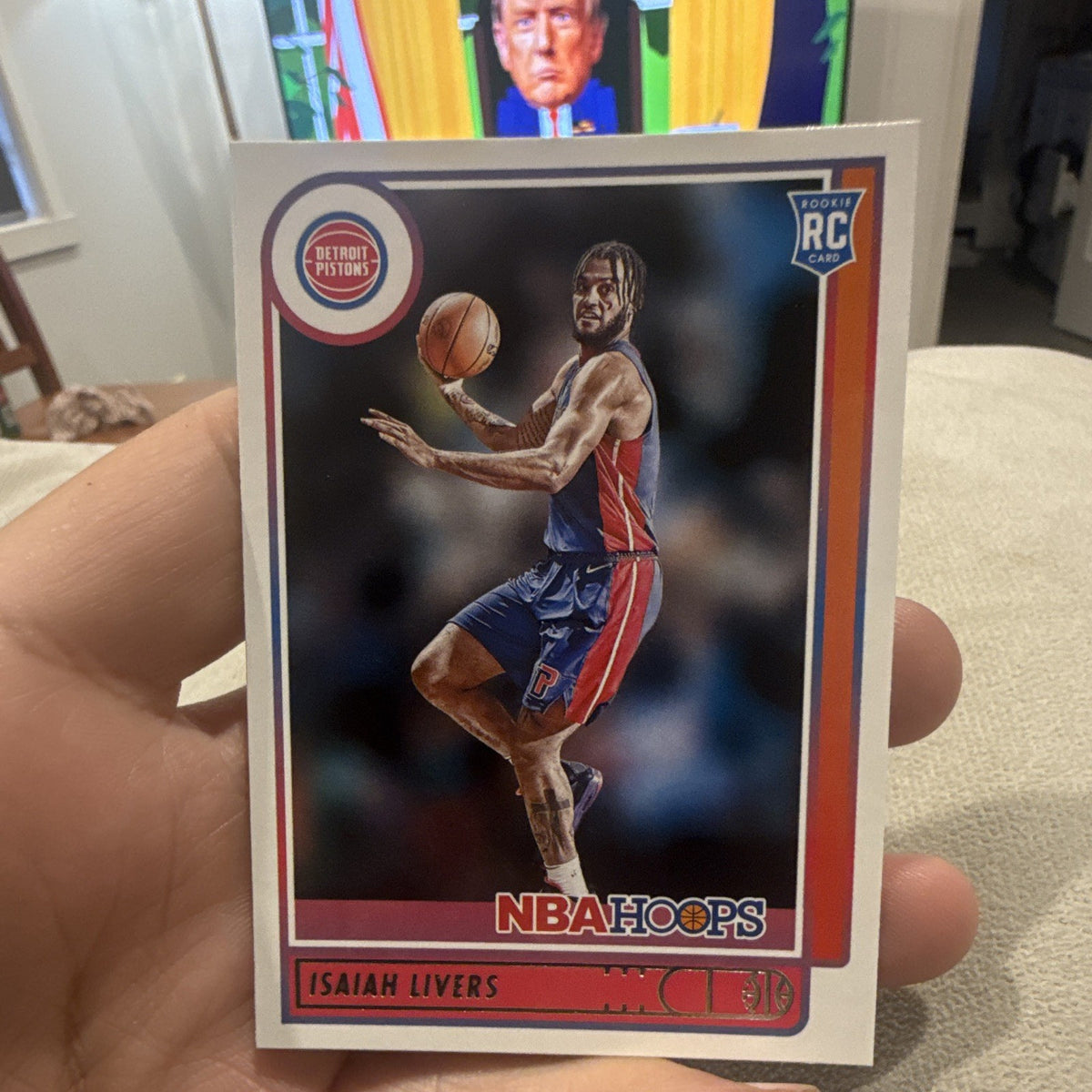 Panini 2021 22 NBA Hoops Isaiah Livers Rookie Detroit Pistons #2080