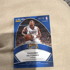 Panini Spectra 2020 21 Dikembe Mutombo Radiant Prizm Auto 09/49 RSI DMU2