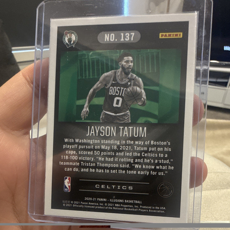 Panini 2020 21 Illusions Jayson Tatum Insert Boston Celtics 1371