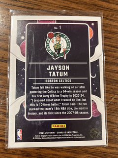 Panini Jayson Tatum Zero Gravity Press Proof Donruss 2024 25 No. 1 Celtics2
