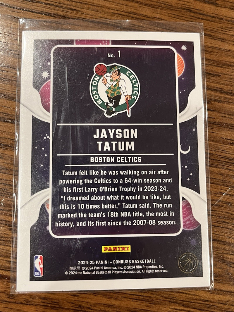Panini Jayson Tatum Zero Gravity Press Proof Donruss 2024 25 No. 1 Celtics2
