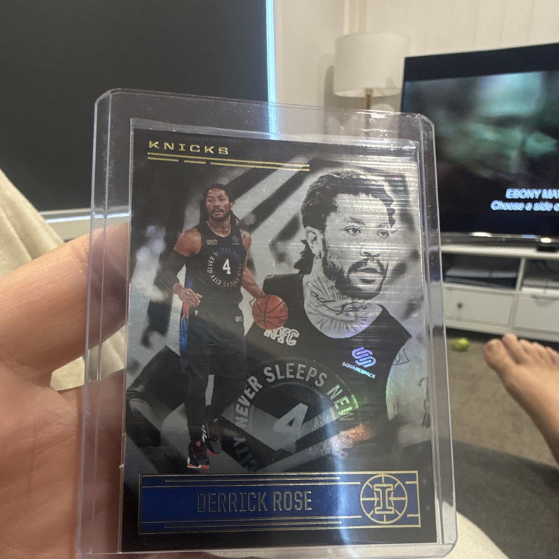 Panini Illusions Derrick Rose Insert New York Knicks #138 2020 21 NBA0