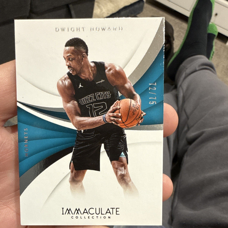 Panini Immaculate Collection 2017 18 Dwight Howard #31 Hornets 72/750