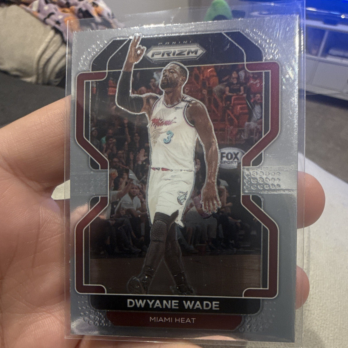 Panini Prizm Basketball 2021 22 Dwyane Wade Base Set #269 Miami Heat0