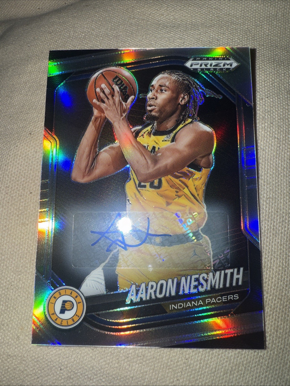Aaron Nesmith Prizm Black Auto0