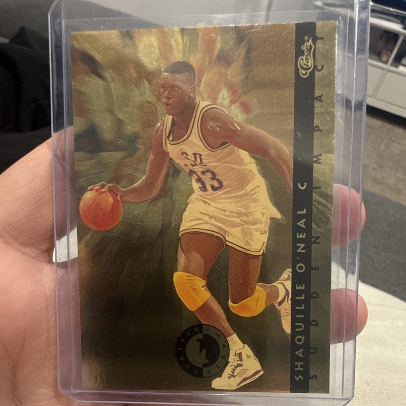 Classic Games 1993 Classic Draft N' Impact Shaquille O'Neal SI 9 LSU NCAA0