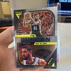 Panini 2022 23 Flux Basketball Tim Duncan Hall Influx Insert No. 3 Spurs0