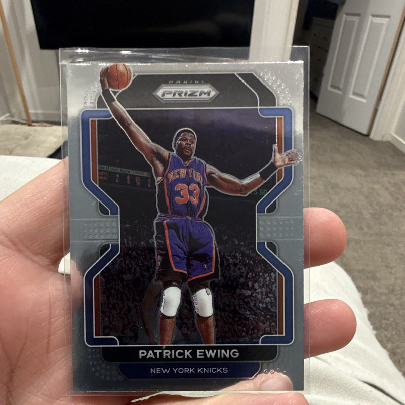 Panini 2021 22 Prizm Basketball Patrick Ewing New York Knicks #245 Insert0