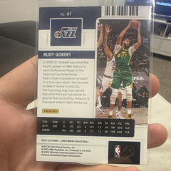 Rudy Gobert Game Ticket 2021 22 Panini Contenders Basketball 61 Utah Jazz /251