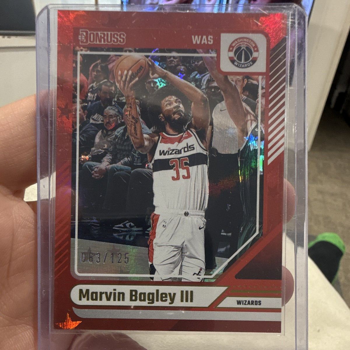 2024 25 Panini Donruss Marvin Bagley III Parallel #136 Wizards 063/1250