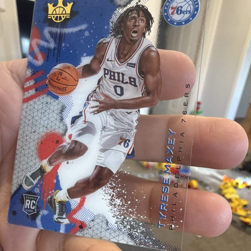 Panini Tyrese Maxey Rookie 2020 21 Court Kings Basketball No.1 76ers2