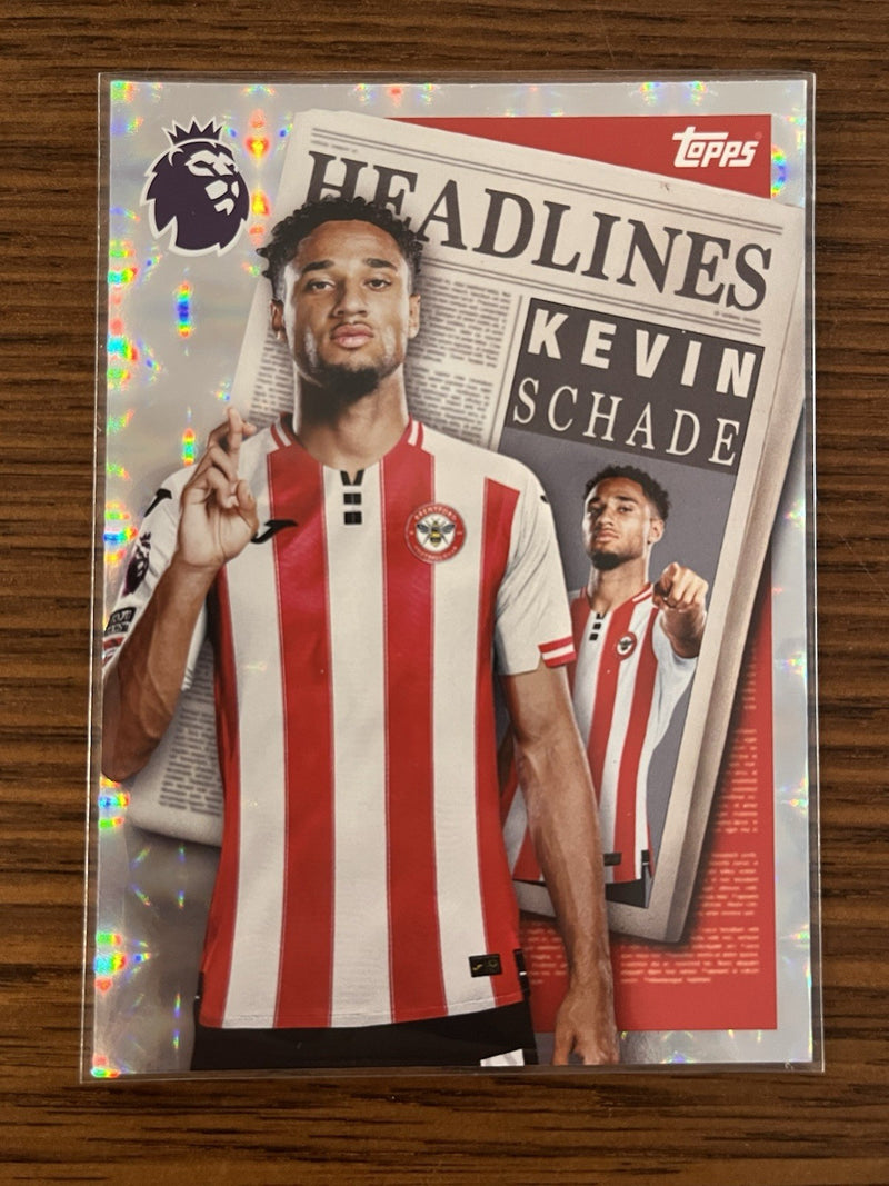 Topps Kevin Schade Headlines Insert Parallel Topps Premier League 443 2025/261