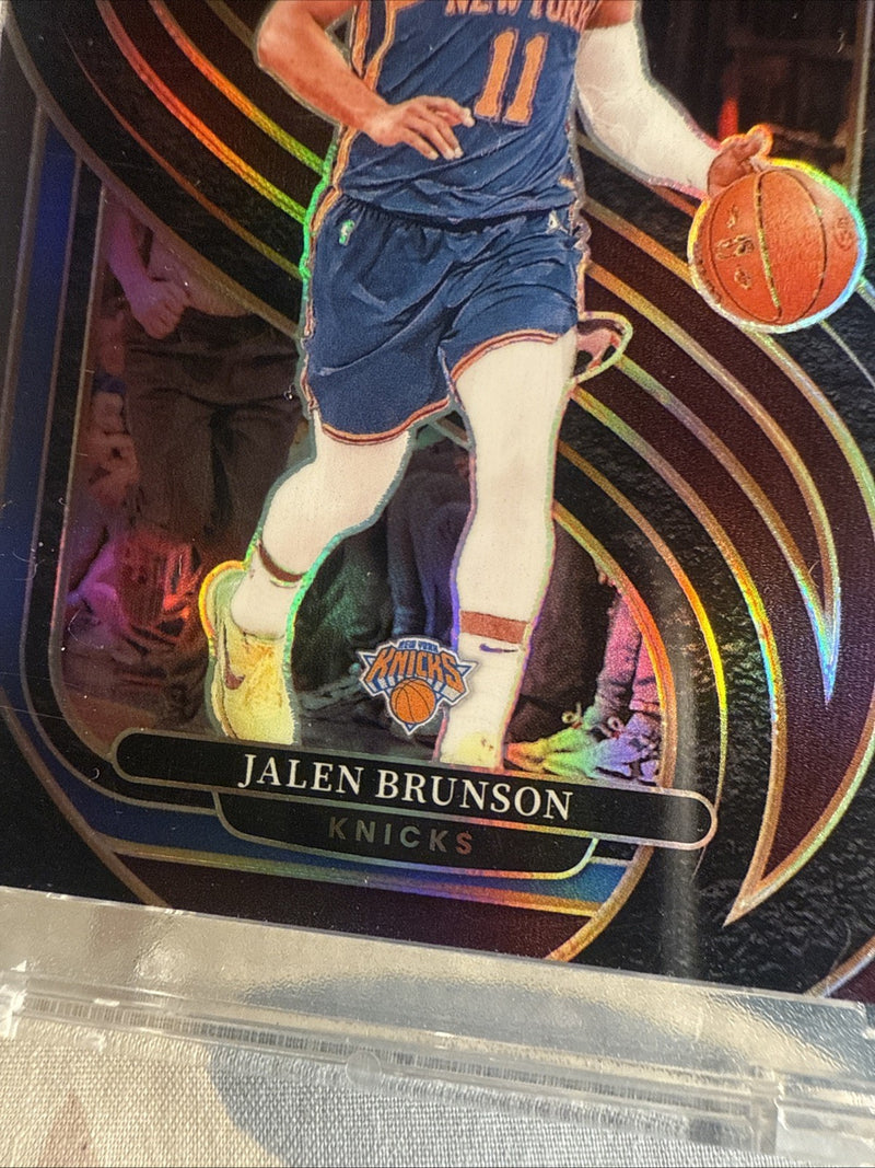 2024 25 Panini Select Jalen Brunson #151 Maroon Prizm Numbered 7/1752