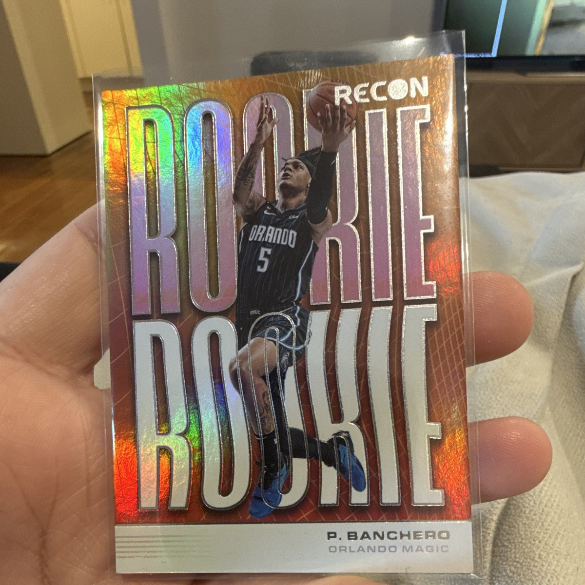 Panini Recon 2022 23 Paolo Banchero Orlando Magic Recon Rookie Insert #220