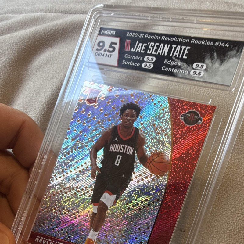 Panini 2020 21 Revolution Rookies #144 Jae'Sean Tate RC Graded HGA 9.53