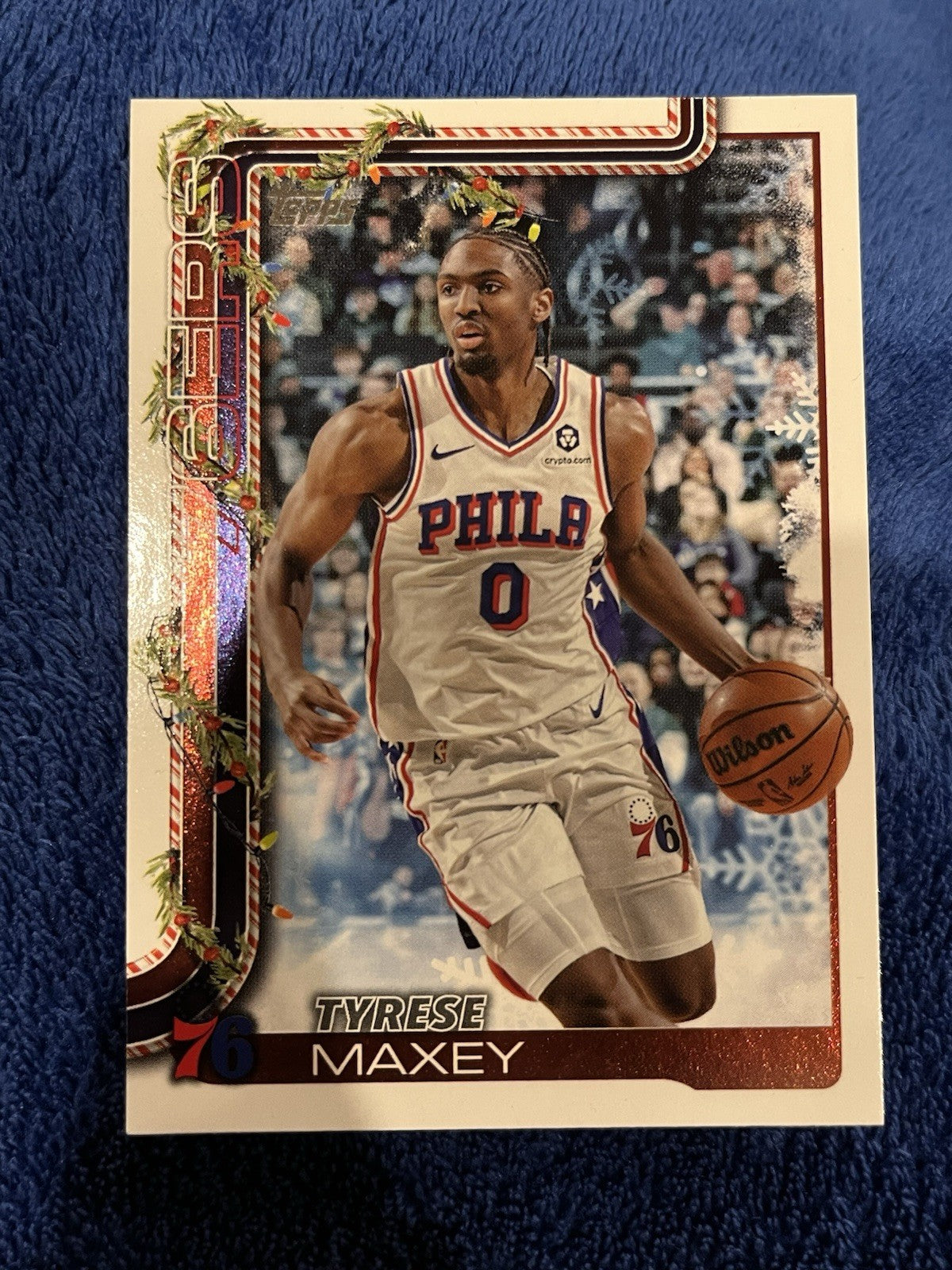 Topps Tyrese Maxey Insert H17 Topps Philadelphia 76ers 2024 25 Basketball1