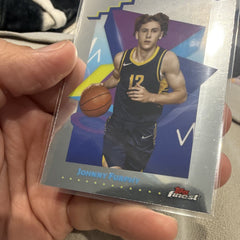 Topps Finest Johnny Furphy Rookie #133 2025 Basketball NBA Trading Card2