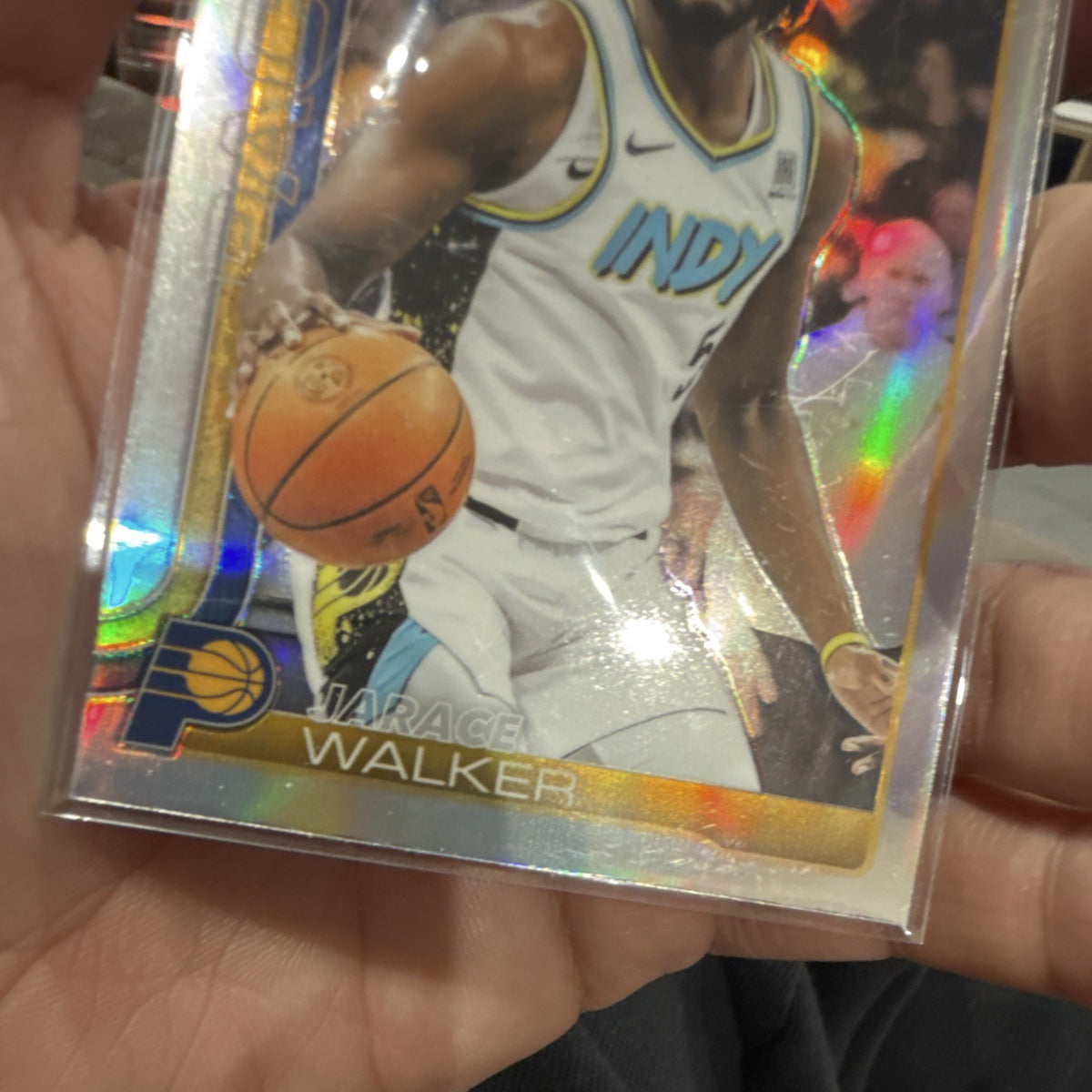 Topps Chrome Jarace Walker Refractor Indiana Pacers #53 NBA Basketball 24 253