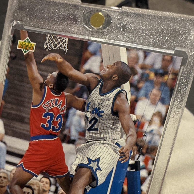 Upper Deck 1992 93 NBA Top Prospects Shaquille O'Neal Orlando Magic #474 Insert2
