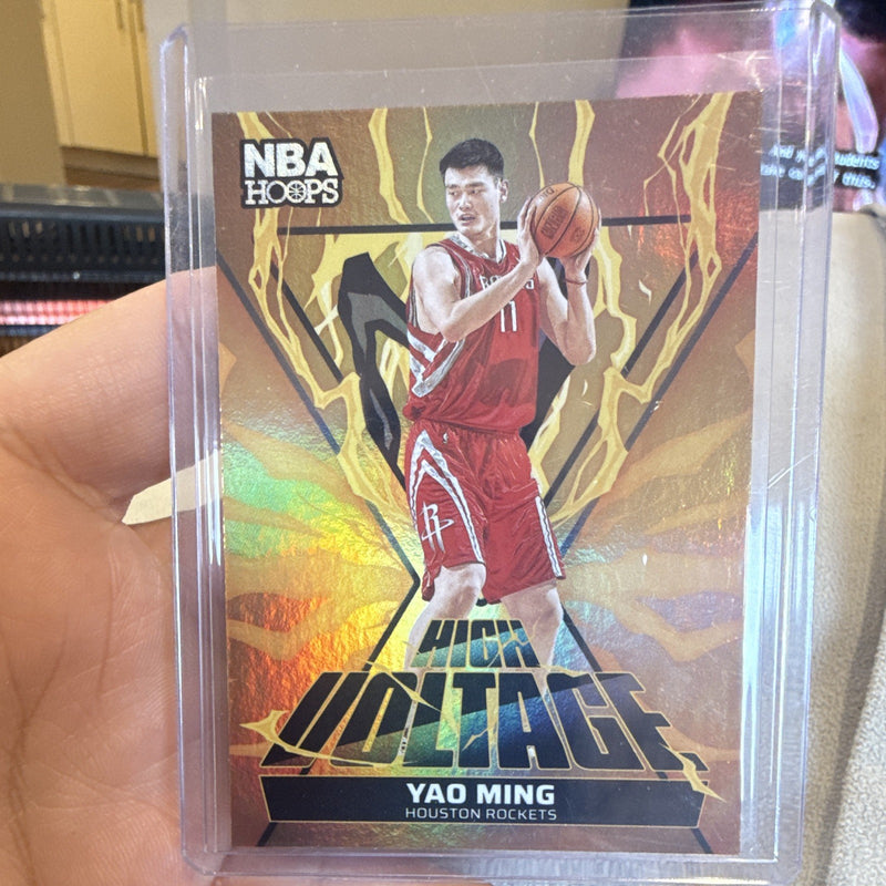 Panini 2024 25 Hoops High Voltage Hologram #22 Yao Ming Houston Rockets0