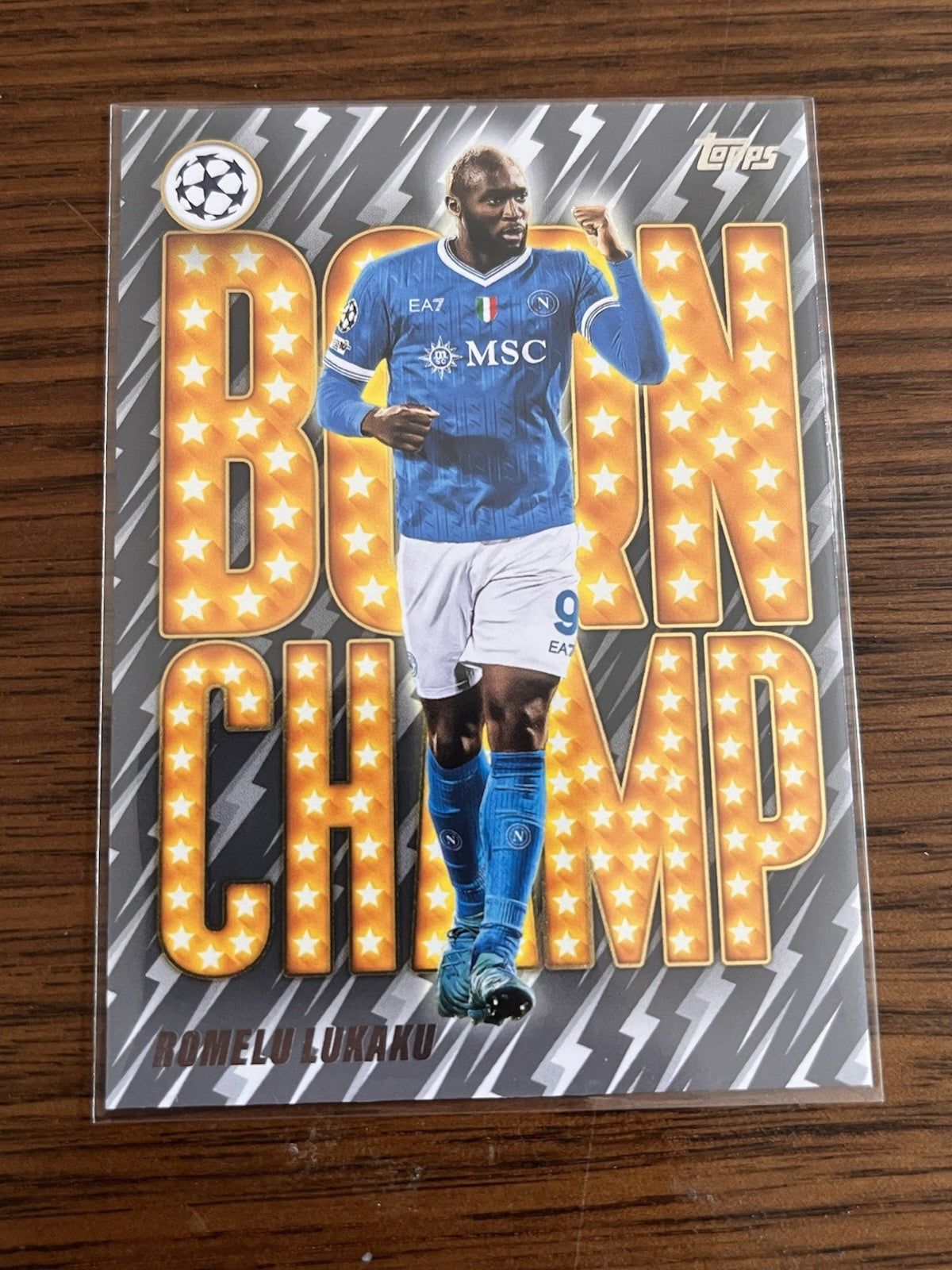 Topps UEFA Champions League Born Champ Insert BC 8 Romelu Lukaku SSC Napoli1