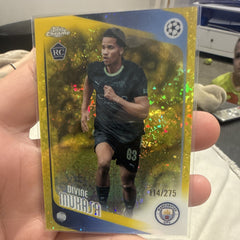 Topps Chrome Divine Mukasa Rookie Gold Refractor /275 UEFA CL 49 114/2750