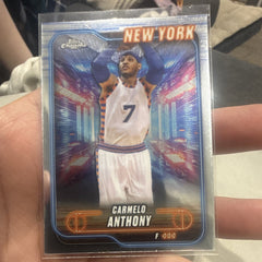 Topps Carmelo Anthony Base Set Topps Chrome New York Knicks 83 20250