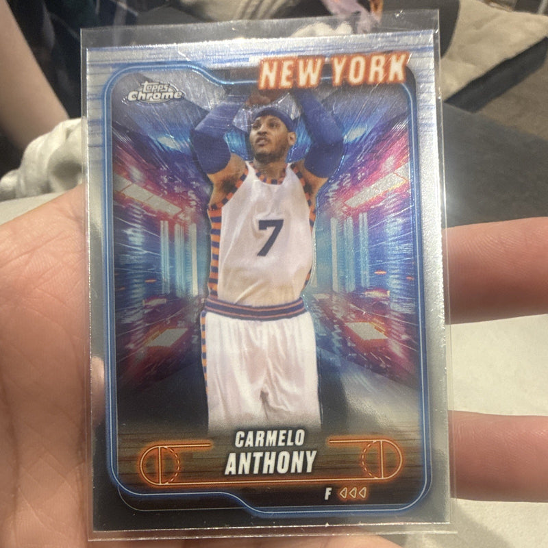 Topps Carmelo Anthony Base Set Topps Chrome New York Knicks 83 20250
