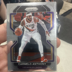 Panini 2021 22 Prizm Basketball Carmelo Anthony Base Set No. 11 Lakers0
