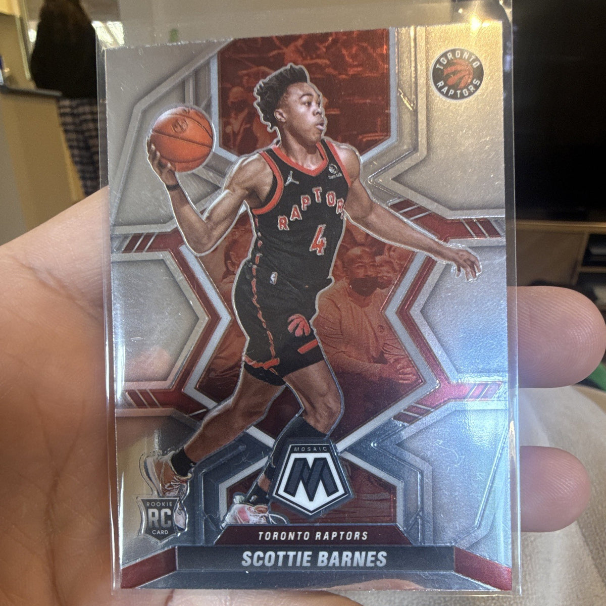 Panini 2021 22 Mosaic Basketball Scottie Barnes Rookie 207 Toronto Raptors0