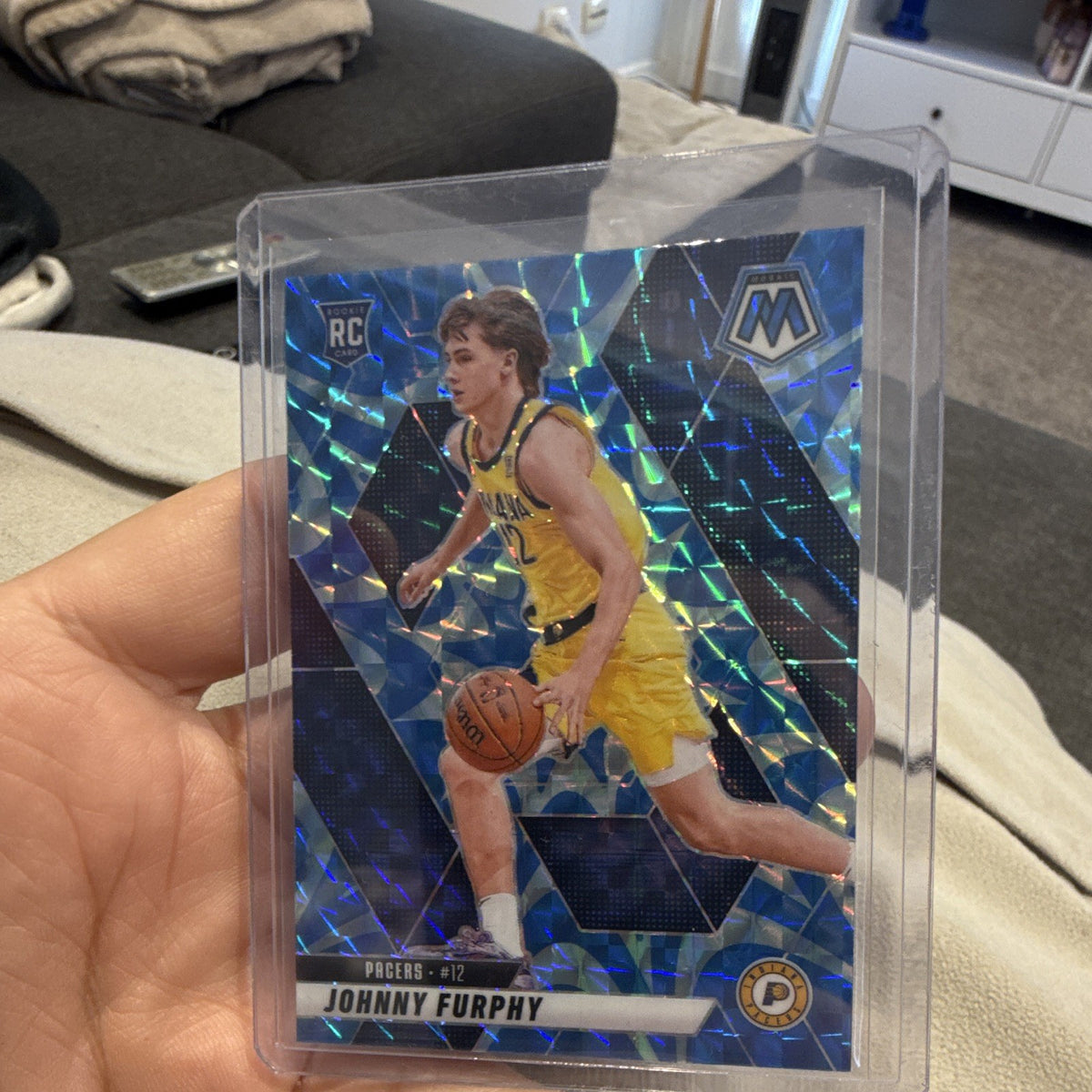 Panini 2024 25 Mosaic Basketball Johnny Furphy Rookie RC #202 Indiana Pacers0