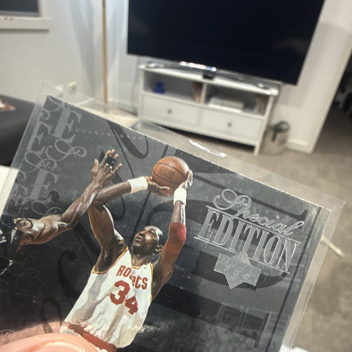 Upper Deck Hakeem Olajuwon Special Edition Insert 1995 SE31 Houston Rockets2