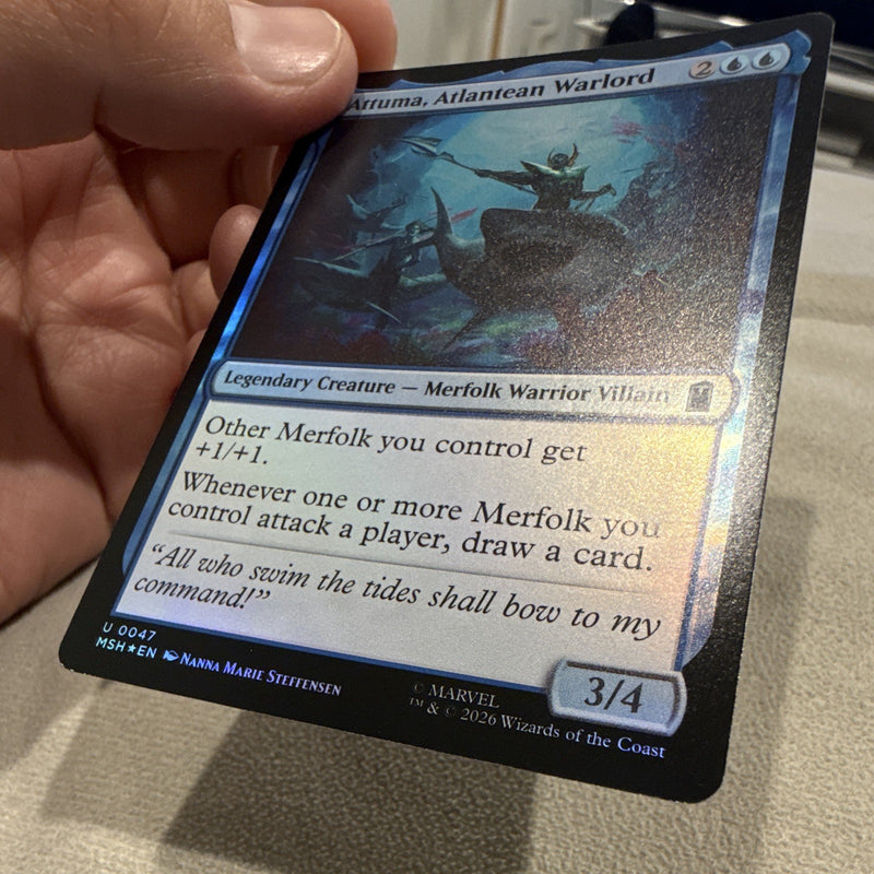 Wizards of the Coast Attuma, Atlantean Warlord Uncommon Foil MSH 00473