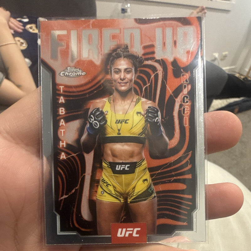 Topps Tabatha Ricci Fired Up FUP 22 Topps Chrome UFC   Fired Up0